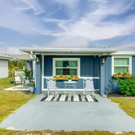Dock And Lanai Waterfront Punta Gorda Cottage Exterior photo